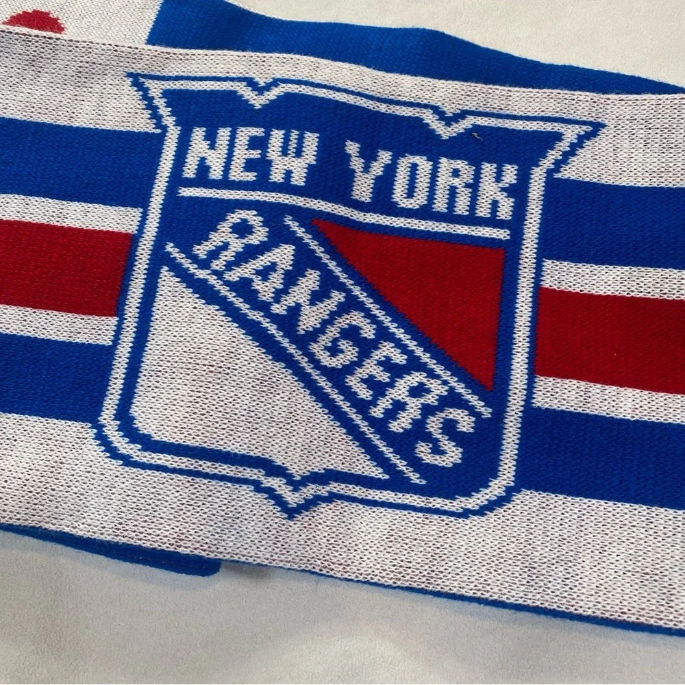 New York Rangers Hockey Team NHL Giveaway Winter Scarf